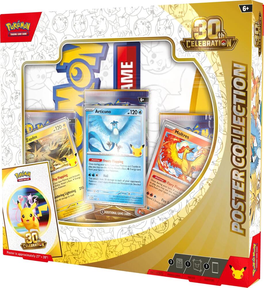 Pokémon 30th Celebration Poster Collection front