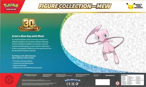 Pokémon 30th Celebration Figure Collection - Mew back